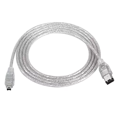 YACSEJAO Firewire DV IEEE1394 6 Pin a 4 Pin maschio a maschio