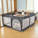 YOBEST box per bambini con cancello