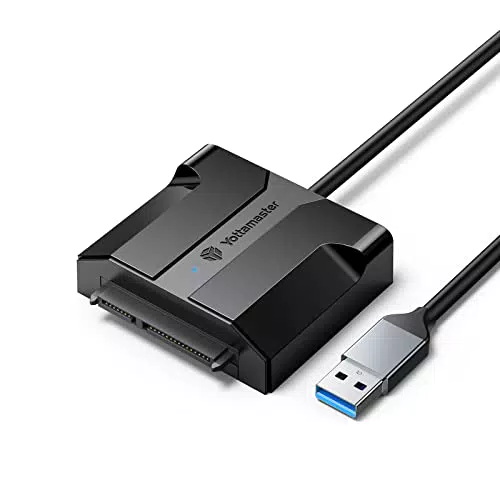 Yottamaster Cavo adattatore da SATA a USB, cavo adattatore per disco rigido per HDD/SSD SATA III/II/I da 2