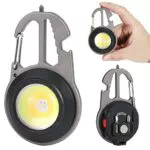 ZWOOS Mini Torcia LED, Portachiavi Luce da Lavoro Portatile 800 Lumen Torcia LED