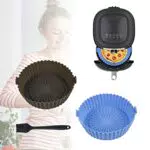2 Pezzo Teglie per Friggitrice ad Aria, Accessori per Friggitrice ad Aria in Silicone