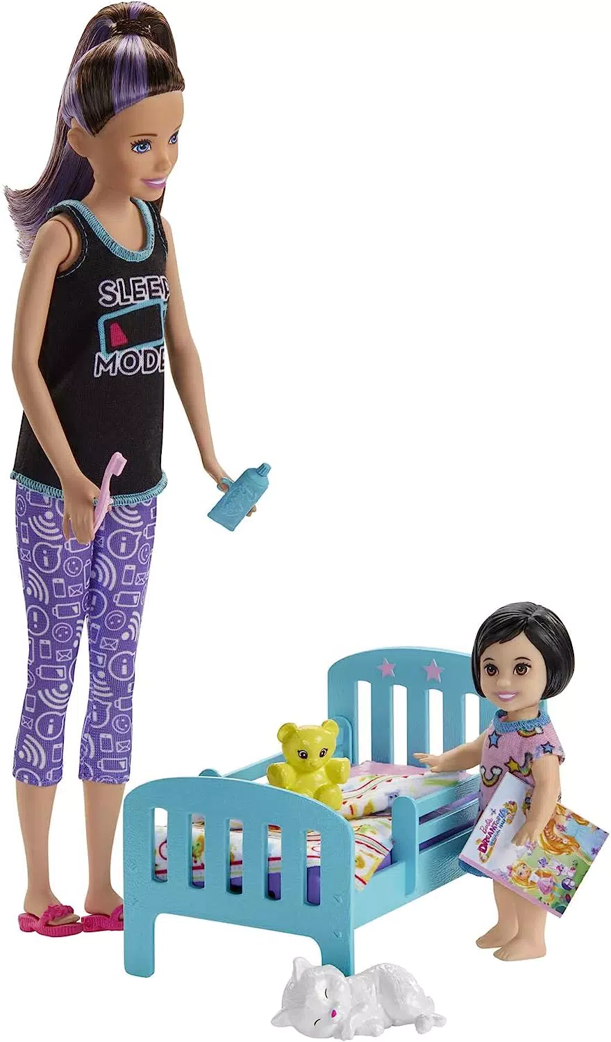 Barbie Skipper Babysitter con Bambina, Lettino e Accessori