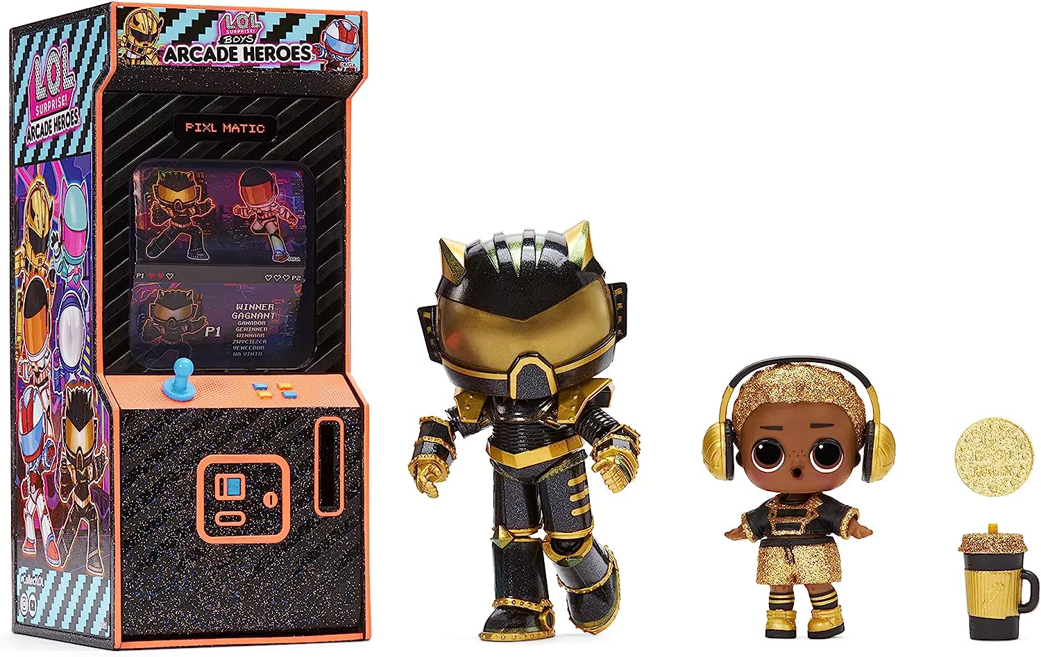 L.O.L. Surprise! - Action Figure LOL Surprise Boys Arcade Heroes, 577485C3