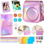 Accessori per Instax Mini 11 (Inclusa Borsa Fotografica/Album Fotografico/Obiettivo per Selfie/Filtro/Cornice per Pellicola/Adesivo)