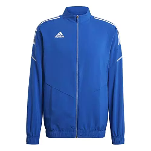 adidas CON21 Pre Jkt, Giacca Uomo, blu