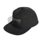 adidas Snapback Logo Cappellino, Black/Black, M