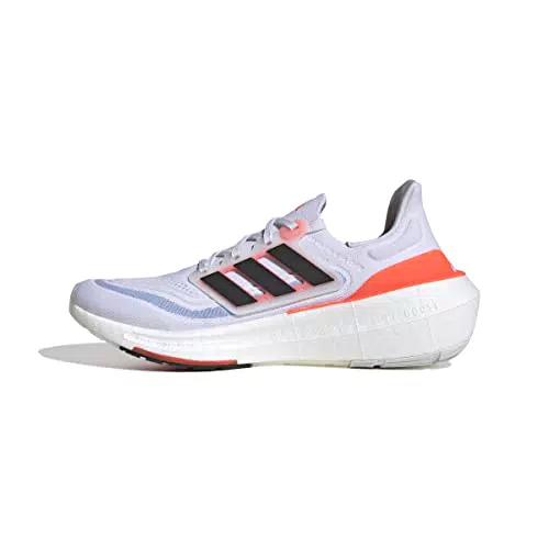 adidas Ultraboost Light, Sneaker Uomo, bianco/arancione, 42
