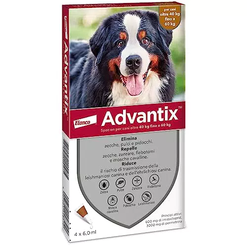 Advantix Spot on Cani antiparassitario Cane 4 tubetti 6