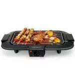 Aigostar Griglia Barbecue Elettrica da Tavolo, Nero