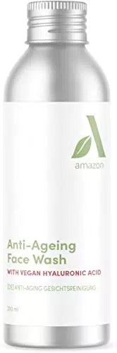 Amazon Aware Ricarica detergente viso anti-età con acido ialuronico e aloe vera biologica, 200 ml