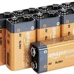 Amazon Basics - Batterie alcaline per uso quotidiano, 9V, confezione da 8