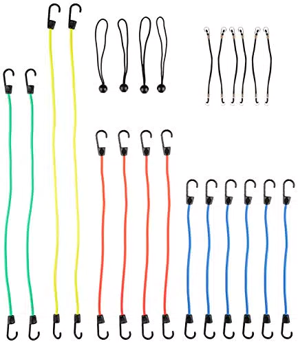 Amazon Basics - Cinghie elastiche, confezione da 24