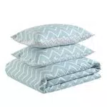 Amazon Basics Parure copripiumino in 100% cotone leggero
