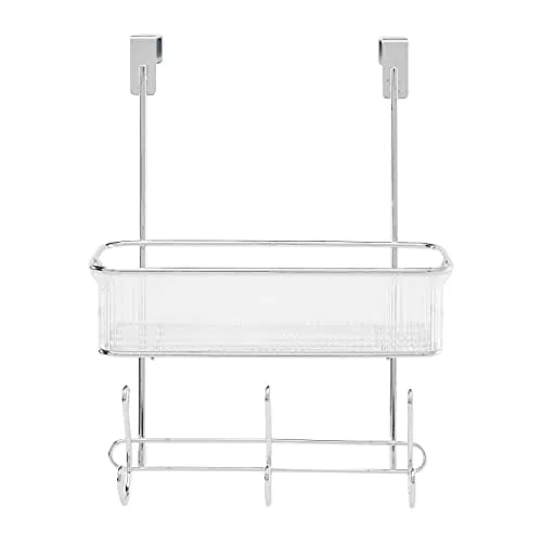 Amazon Basics - Portaoggetti da appendere in doccia in filo metallico