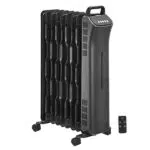 Amazon Basics - Termosifone digitale, a olio, con 9 moduli a onda ECO-fins e controllo remoto