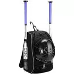 Amazon Basics, Zaino per attrezzatura da baseball, Nero