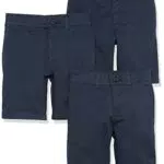 Amazon Essentials Bermuda Senza Pence in Tessuto Stile Uniforme Bambini e Ragazzi