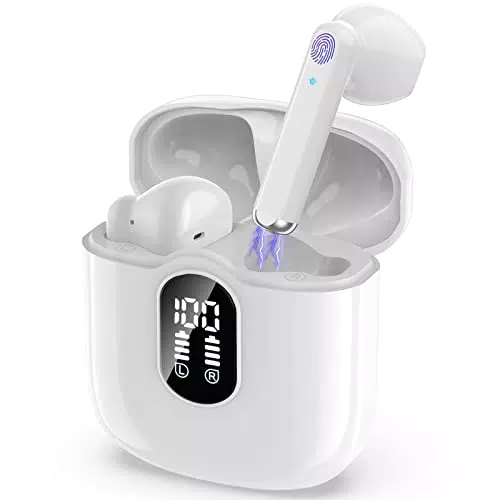 Aptkdoe Auricolari Bluetooth 5.3 Stereo HiFi con HD Mic Stereo