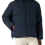 ARMANI EXCHANGE Giaccone con Cappuccio Rimovibile da uomo, blu, XL