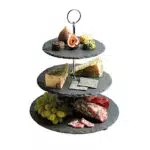 Artesà Alzatina a 3 Livelli per Antipasti e Dolci in Ardesia