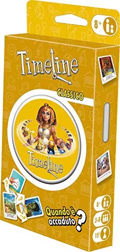 Asmodee - Timeline Classico, Eco Blister, Gioco di Carte