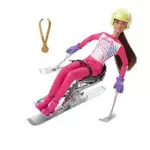 Barbie - Sport Invernali Sciatrice Paralimpica, Bambola Barbie Mora Alta 30
