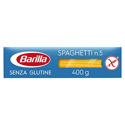 Barilla Pasta Spaghetti N.5 senza Glutine, Pasta Lunga di Mais Bianco