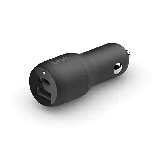 Belkin BoostCharge Doppio caricabatteria da auto rapido da 37 W