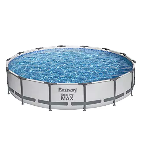 Bestway 56595-5 Set Piscina Fuori Terra Steel Pro MAX da 427x84 cm