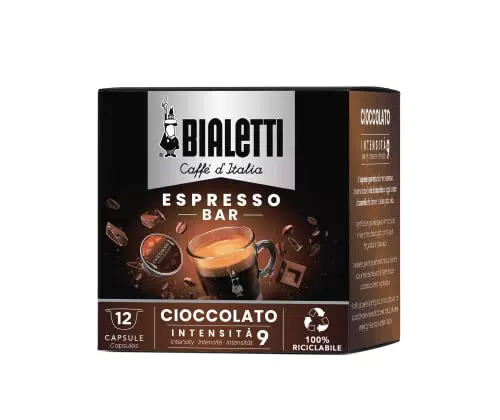 Bialetti Caffè d'Italia, Box 12 Capsule, Gusto Cioccolato