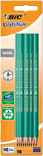 Bic Evolution Ecolutions Matita Mina Hb Blister, 10 Pezzi
