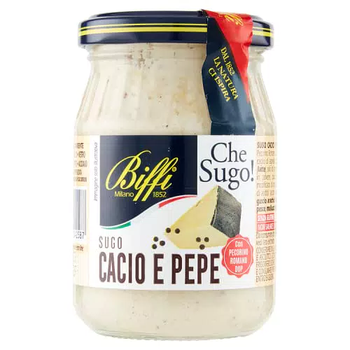 Biffi - Sugo Cacio E Pepe Con Pecorino Romano Dop 190g - Multipack