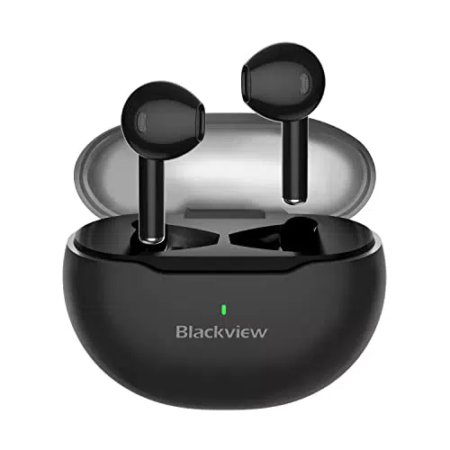 Blackview Cuffie Bluetooth, AirBuds nero