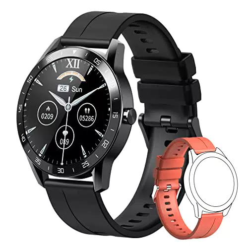 Blackview X1 Smartwatch Uomo Con 2 Cinturini in Silicone