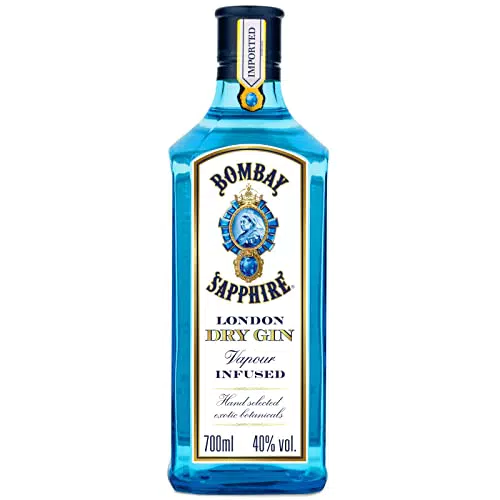 Bombay Sapphire Premium Distilled London Dry Gin, infuso a vapore con 10 botanical esotici selezionati con cura