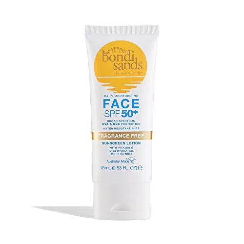 Bondi Sands - SPF 50+ Lozione viso senza profumazione per pelli sensibili