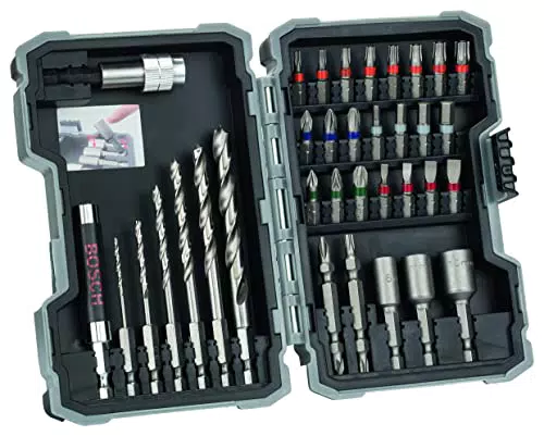 Bosch Professional Set da 35 Punte HSS & Bit di avvitamento Extra Hard