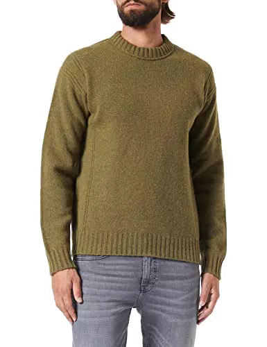 BOSS maglione da uomo, verde oliva, 3XL