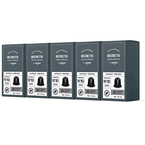 by Amazon Capsule Caffè Ristretto Compatibili con Nespresso