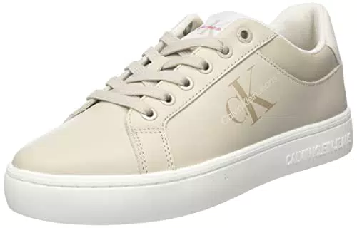 Calvin Klein Jeans Scarpe da Ginnastica, Guscio d'uovo Bianco Antico, 36