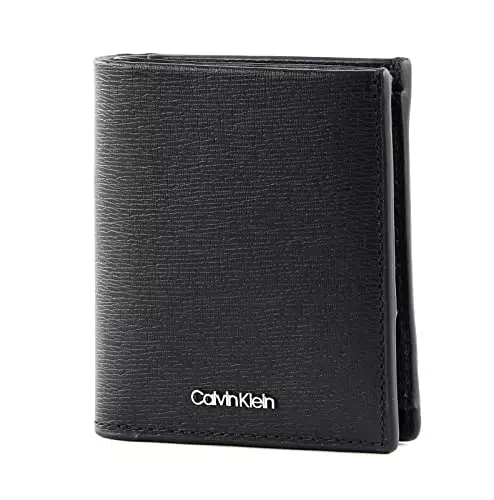Calvin Klein Median Trifold 6cc W/Moneta, Portafogli Uomo