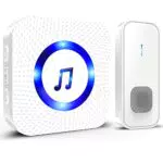 Campanello senza fili, Wireless Senza Fili 400m Impermeabile IP55 da Esterno Portata