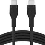 Cbl Silicone USB-C X2 3M noir