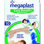 Cerotti nasali color pelle 10pz da 5, 6cm x 1, 8cm, cerotti per naso respira bene favoriscono la respirazione e aiutano a ridurre il russare