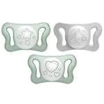 Chicco PhysioForma Succhietto per Neonato Luminescente al Buio, 2 Pezzi