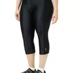 CMP - Pantaloni bike a ¾ da donna, Nero, 42