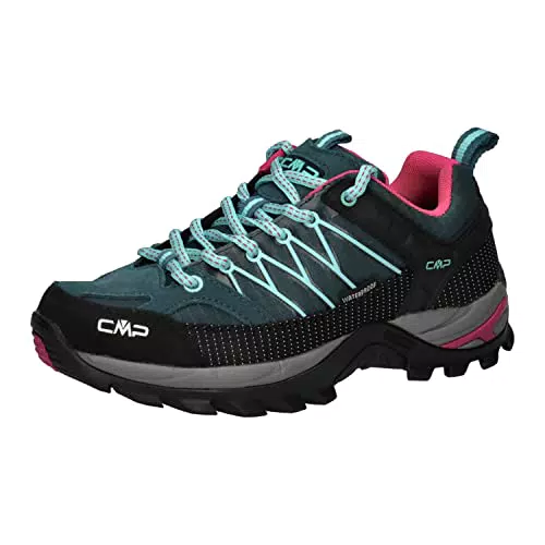 CMP Rigel WP, Scarpe da Trekking Basse Donna, Blu