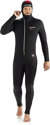 Cressi Diver All-in-One Man Monopiece, Muta Monopezzo 5mm Uomo