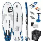 Cressi Set Stand Up Padle Board Gonfiabilie Completo di Tutti gli Accessori