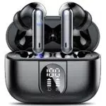 Csasan Cuffie Bluetooth, 2023 Auricolari Bluetooth 5.3 Wireless con Bassi Potenti